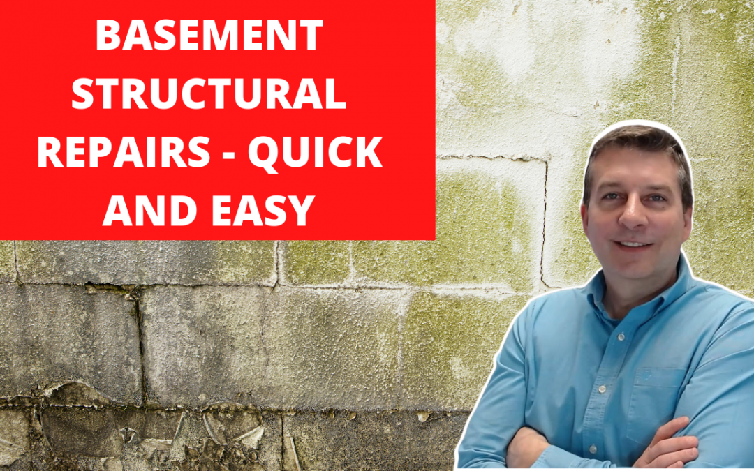 Basement Wall Structural Repair – Quick and Easy with Fortress Stabilization Straps